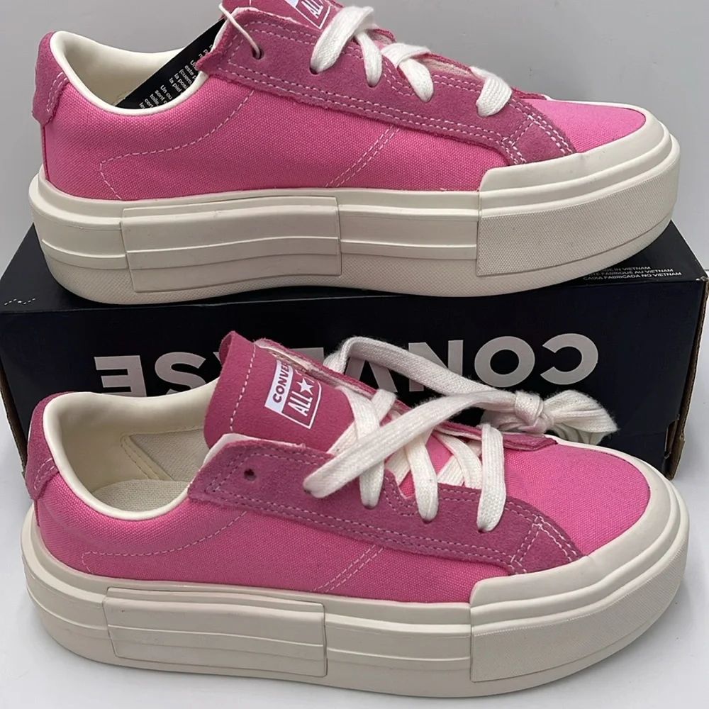 Converse WMNS CTAS CRUISE OX PINK/WHITE/EGRET A10440C Platforms Sneakers